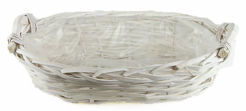 Picture of White small tray basket